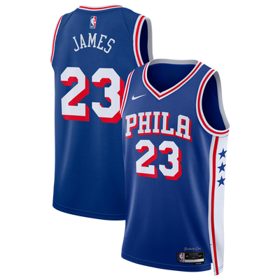 Lebron James Philadephia 76ers Away Jersey